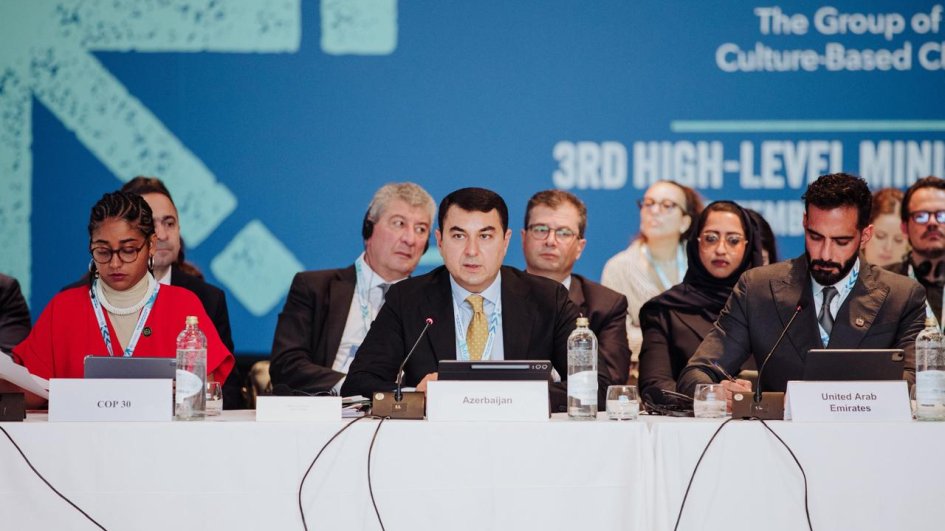 Mədəniyyət naziri UNESCO-nun konfransında çıxış edib