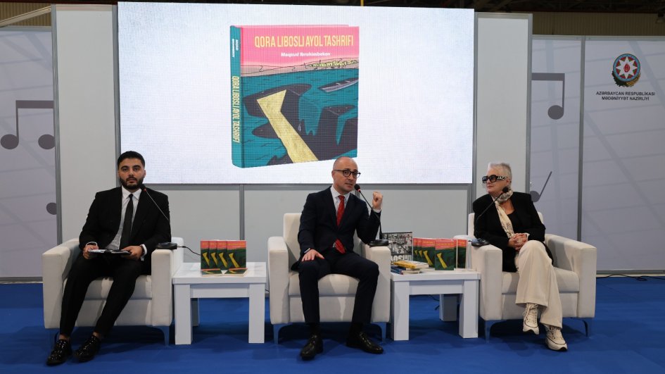 XI Bakı Beynəlxalq Kitab Sərgisində Maqsud İbrahimbəyovun özbək dilində kitabı təqdim olunub