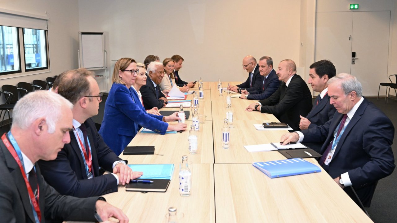 President Ilham Aliyev meets European Council and European Commission presidents in Copenhagen