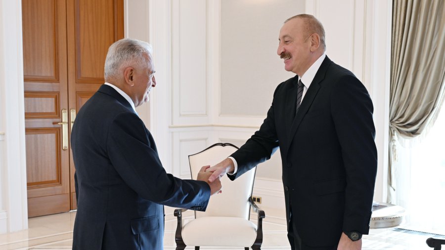 President Ilham Aliyev receives Chairman of OTS Council of Elders