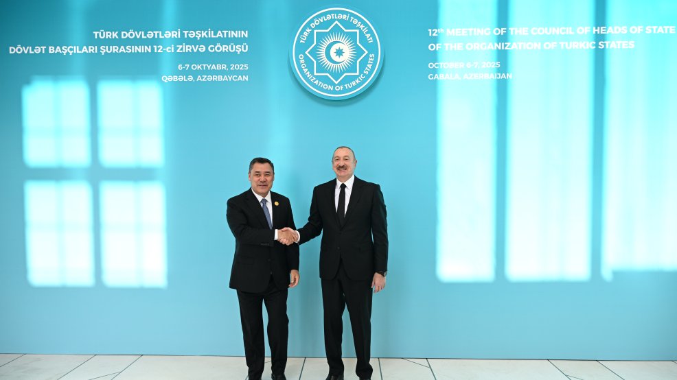 Prezident İlham Əliyev Qəbələdə TDT-nin Dövlət Başçıları Şurasının 12-ci Zirvə Görüşündə iştirak edən dövlət və hökumət başçılarını qarşılayıb