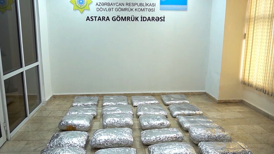 İrandan Azərbaycan üzərindən Rusiyaya külli miqdarda narkotik vasitə aparılmasının qarşısı alınıb