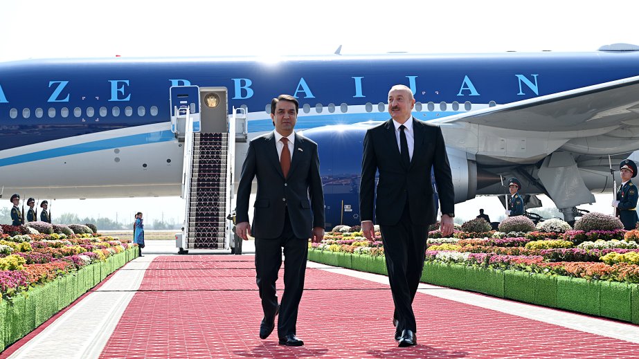 Prezident İlham Əliyev Tacikistana səfərə gəlib