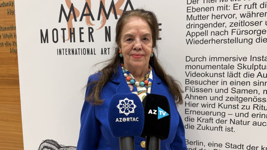 Qrafinya Anna Divina Beatris: Leyla Əliyevanın əsərləri məni xüsusilə heyran etdi