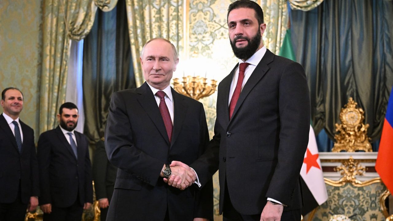 Rusya Devlet Başkanı Putin ile Suriye Cumhurbaşkanı Şara, Moskova’da görüştü