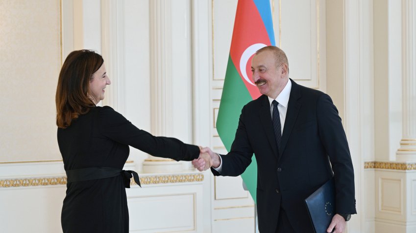 President Ilham Aliyev accepted credentials of newly appointed Head of EU Delegation to Azerbaijan