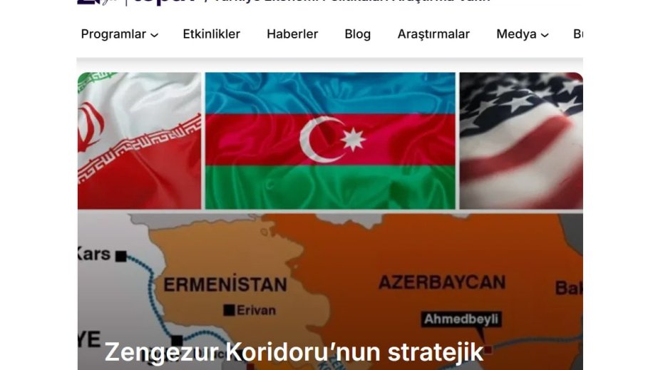 Turkish expert: The Zangezur corridor could change the geo-economic map of the South Caucasus