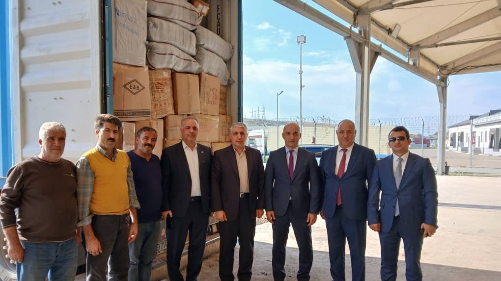 İran səfiri Azərbaycan-Gürcüstan sərhəd-gömrük məntəqəsi ilə yaxından tanış olub