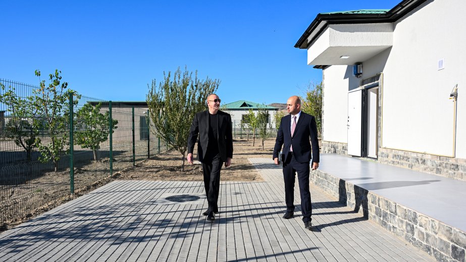 Prezident İlham Əliyev Zəngilanın Ağalı kəndinin 2-ci mərhələsinin və Məmmədbəyli kəndinin açılışlarında iştirak edib