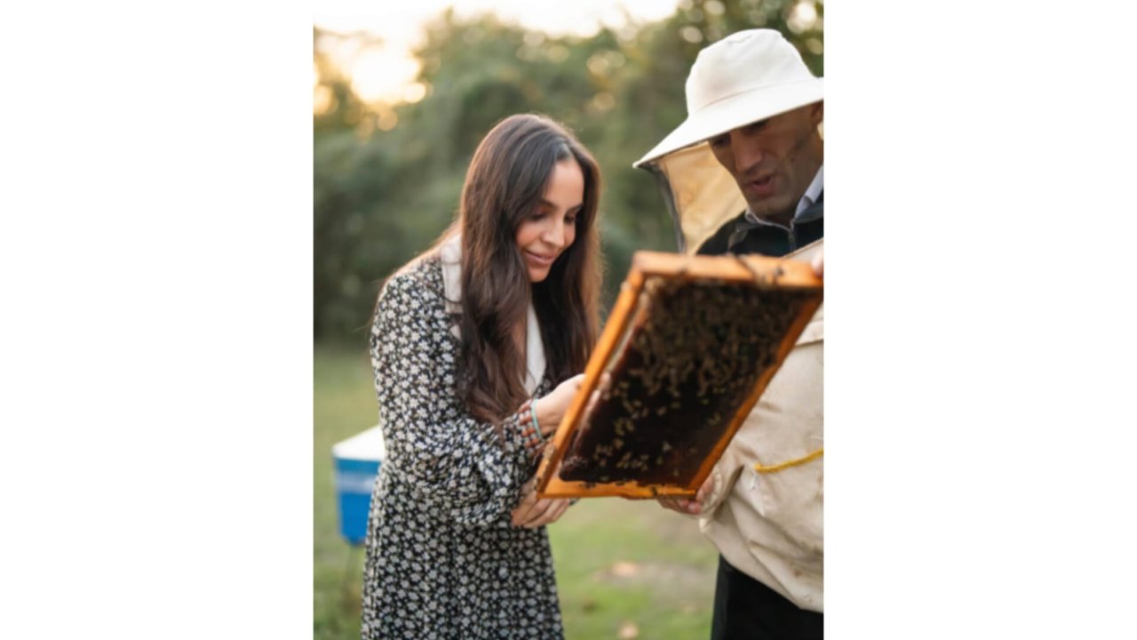 Heydar Aliyev Foundation VP Leyla Aliyeva visits participant of "Young Beekeeper" project in Gabala district