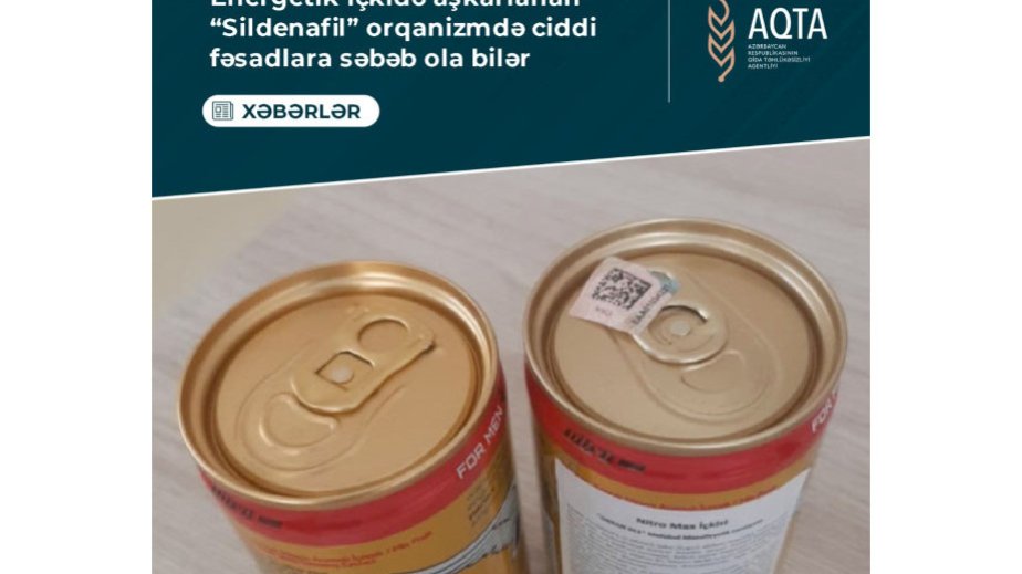 Energetik içkidə təhlükəli maddə aşkarlanıb