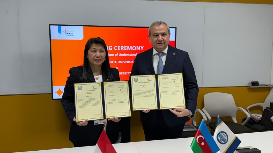 Baku State University, Indonesia’s Bina Nusantra University sign MoU on cooperation