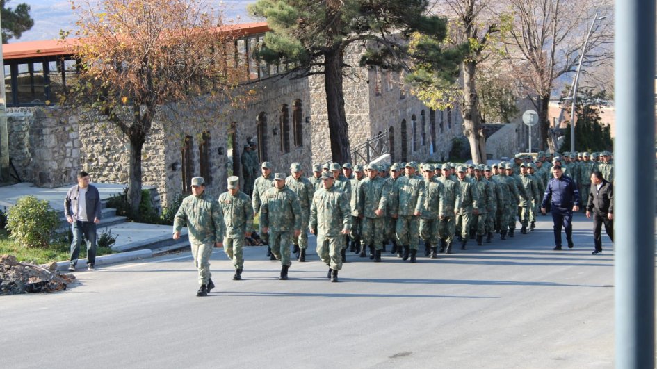 Lachin hosts military march