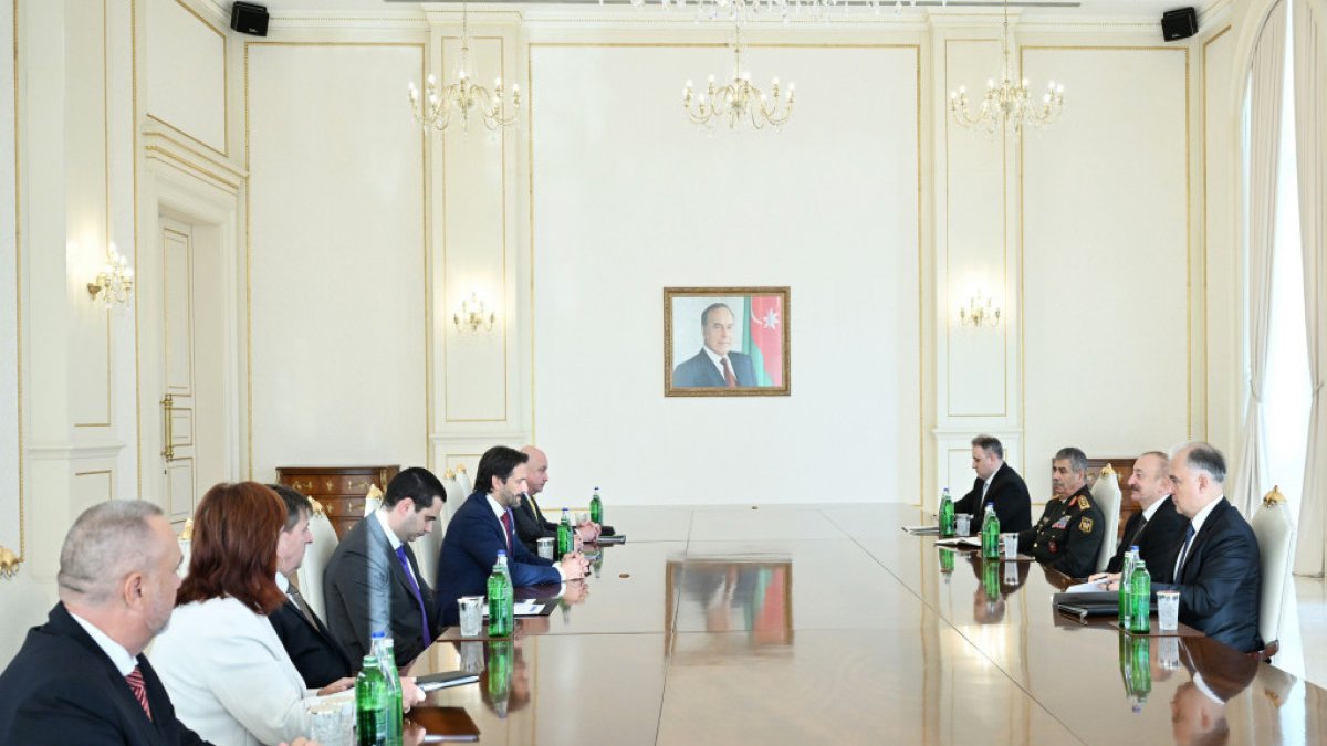 President Ilham Aliyev receives delegation led by Deputy Prime Minister of Slovakia