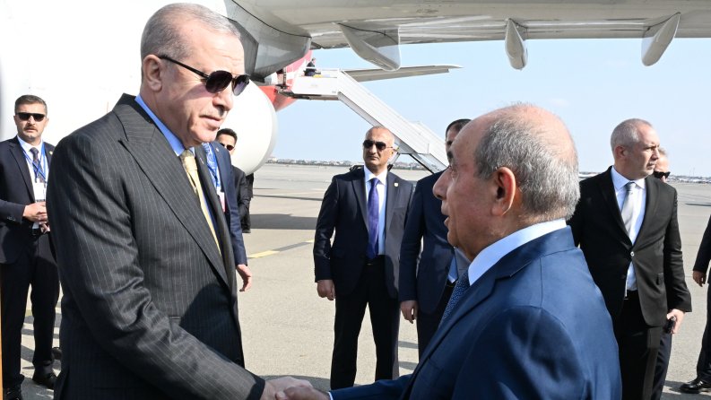 Türkiyə Prezidenti Rəcəb Tayyib Ərdoğan Azərbaycana səfərə gəlib