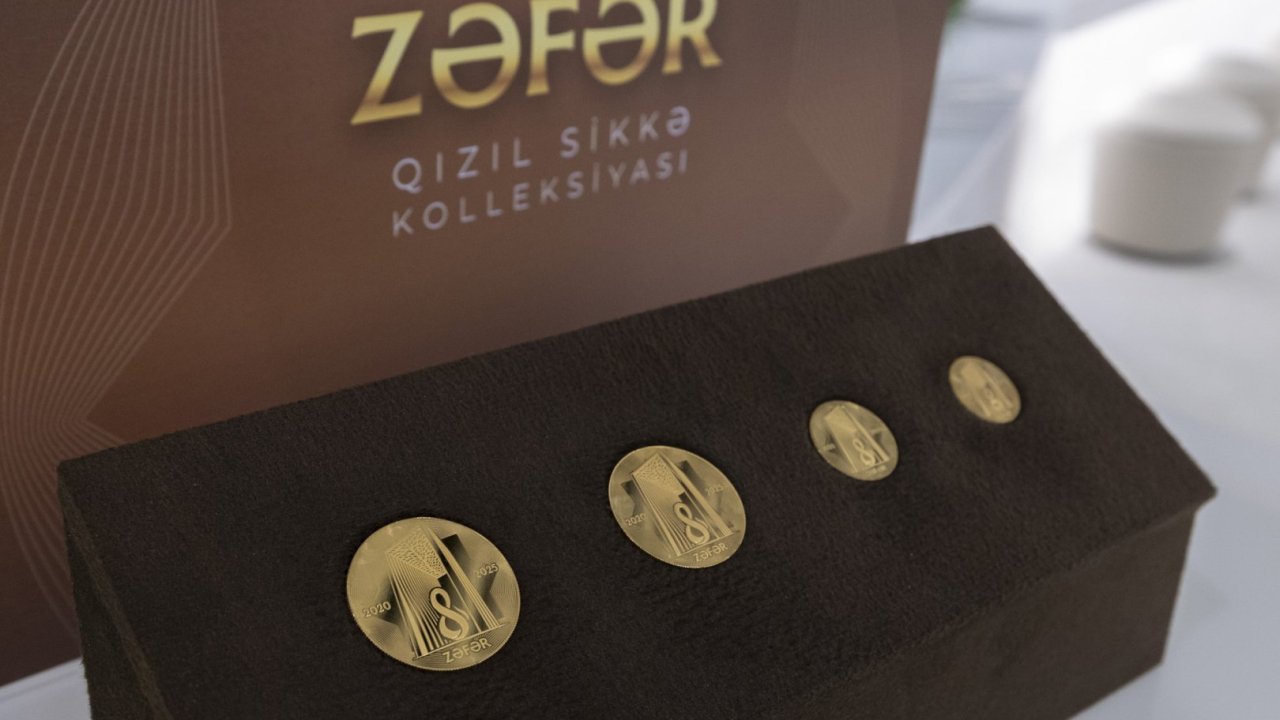 “AzerGold” “Zəfər” adlı yeni qızıl sikkə kolleksiyasını təqdim edib