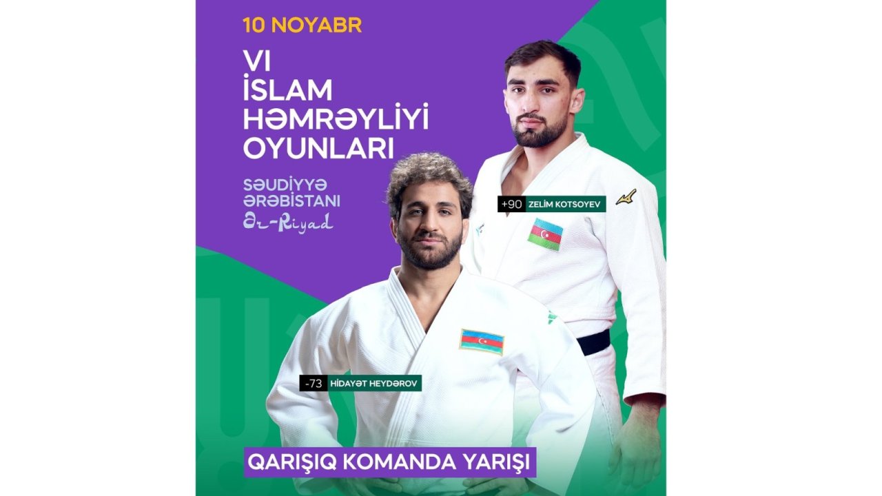 Azərbaycanın cüdo yığması İslam Həmrəyliyi Oyunlarında komanda yarışının qalibi olub
