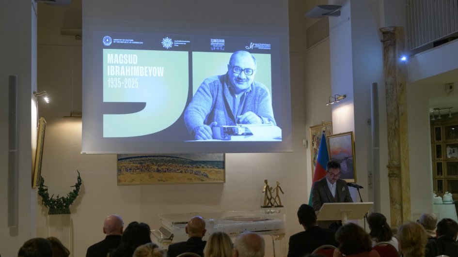 Maqsud İbrahimbəyovun alman dilinə tərcümə olunmuş povestlərindən ibarət kitabın təqdimatı keçirilib