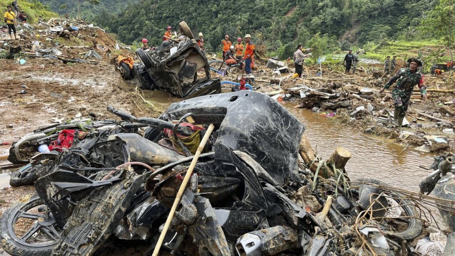 Landslides in Indonesia's Java island leave 2 dead, 21 missing