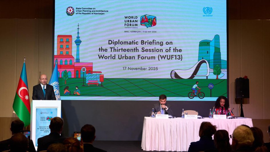 Baku hosts diplomatic briefing on WUF13