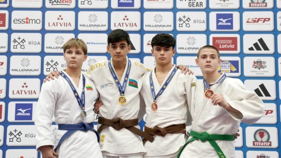 Azərbaycan cüdoçuları beynəlxalq turnirdə 4 medal qazanıblar