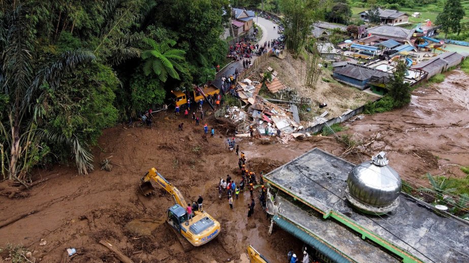 4 killed, 34 injured as landslides, flash floods hit Indonesia's North Sumatra
