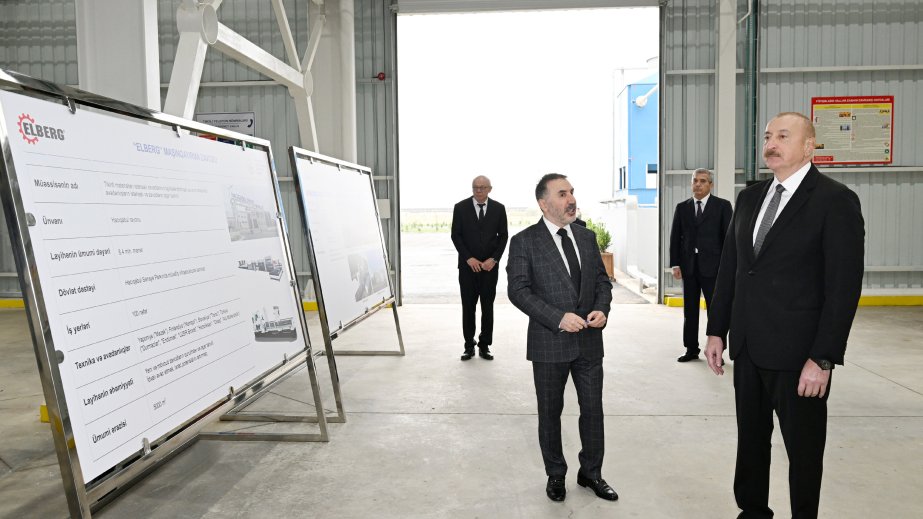 Prezident İlham Əliyev “AZWOOL” mineral daş yunu zavodunun açılışında iştirak edib