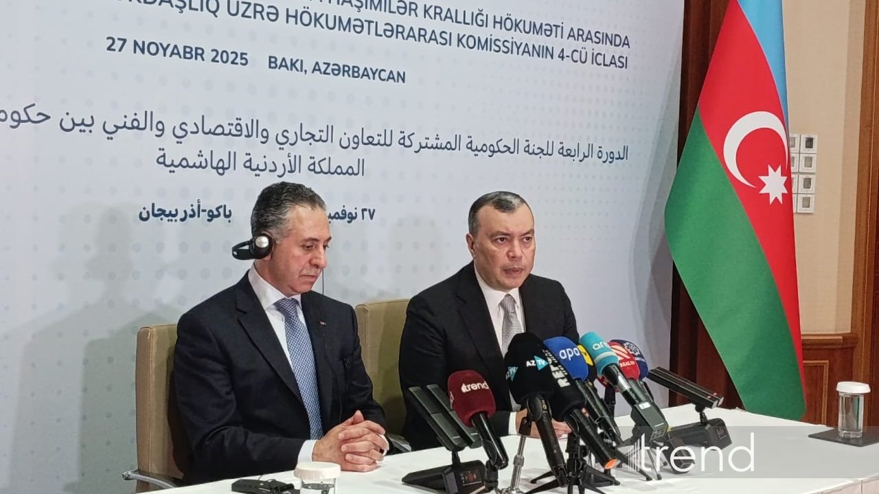 Azərbaycanla İordaniya arasında ticarət dövriyyəsi 24 faiz artıb - Sahil Babayev