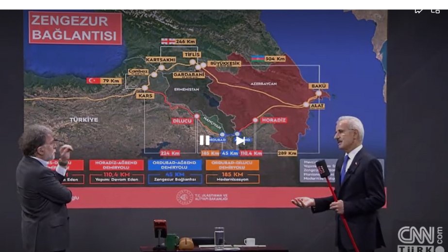Türkiyəli nazir: 2029-2030-cu illərdə Zəngəzur dəhlizindən fəal istifadə edə biləcəyik