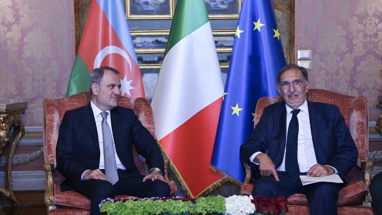 Azərbaycan XİN rəhbəri İtaliya Senatının rəhbəri ilə regional təhlükəsizlik mühitini müzakirə edib