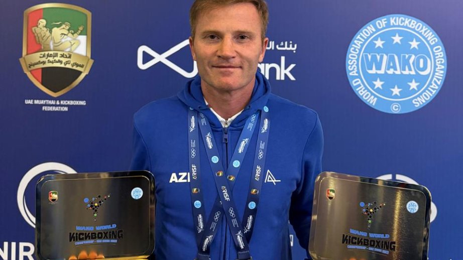 Azerbaijani kickboxer becomes ten-time world champion