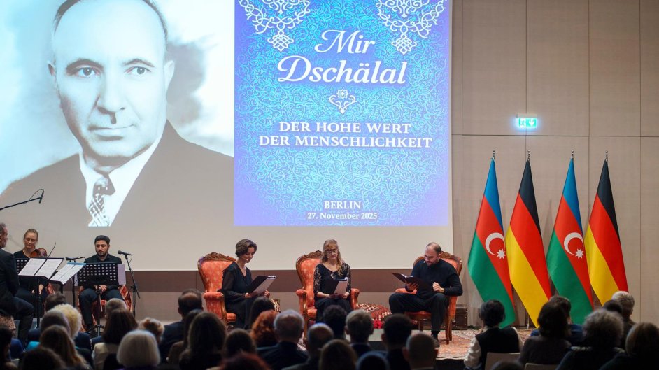 Berlində Mir Cəlalın alman dilinə tərcümə edilmiş hekayələrindən ibarət kitabın təqdimatı olub