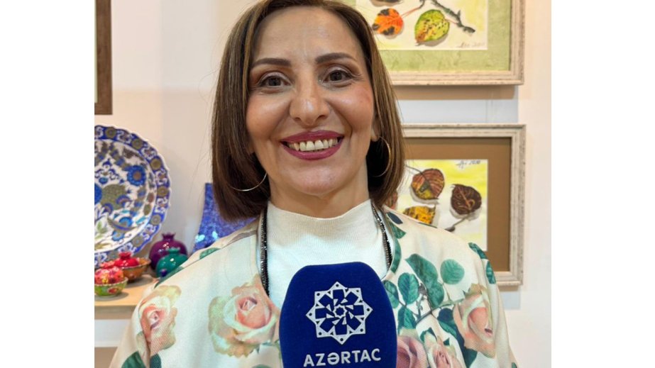 Türkiyəli rəssam: Sərgimin əsas ilham mənbəyi payızın özüdür