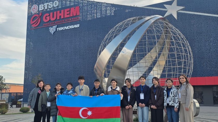 Şəhid övladları Türkiyənin Kosmik Aviasiya Tədqiqat Mərkəzində qış düşərgəsində iştirak edirlər