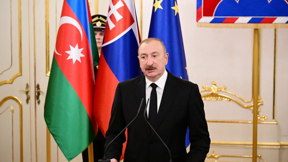 Prezident İlham Əliyev: Slovakiya və Azərbaycan dost ölkələr və strateji tərəfdaşlardır (TAM BƏYANAT)