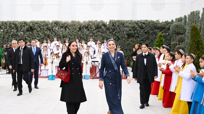 Leyla Aliyeva attends opening of Awaza branch of Charitable Foundation for Assistance to Children in Need of Guardianship in Turkmenistan