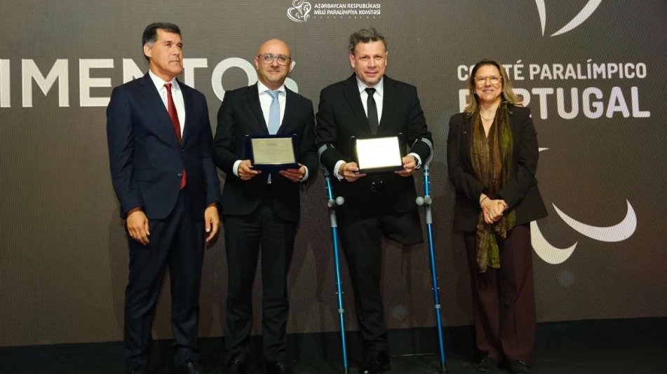 Letter of gratitude presented to Azerbaijan Paralympic Committee in Lisbon