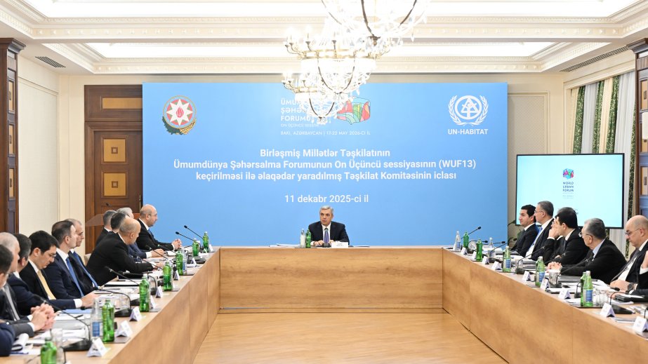 WUF13-ün təşkili ilə əlaqədar yaradılmış Təşkilat Komitəsinin növbəti iclası keçirilib