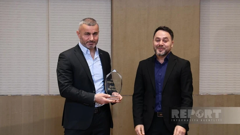 Qurban Qurbanova ilin ən yaxşı baş məşqçisi mükafatı təqdim olunub
