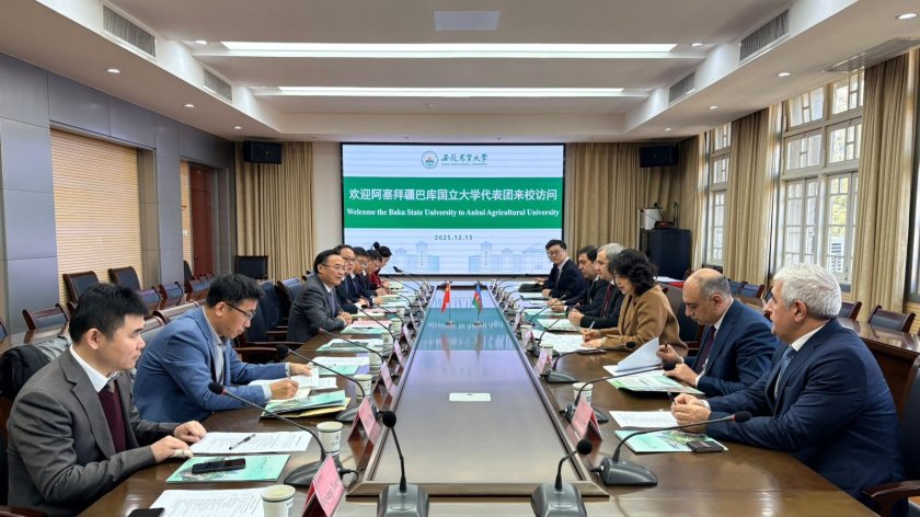 BDU Çinin Anhui Kənd Təsərrüfatı Universiteti ilə əməkdaşlıq edəcək