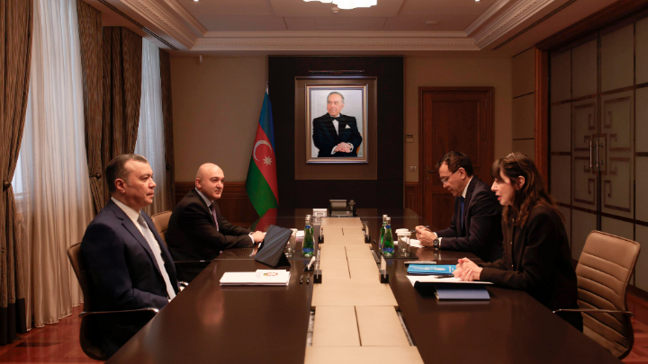 Sahil Babayev Vladanka Andreyevanı səlahiyyət müddətinin bitməsi münasibətilə qəbul edib