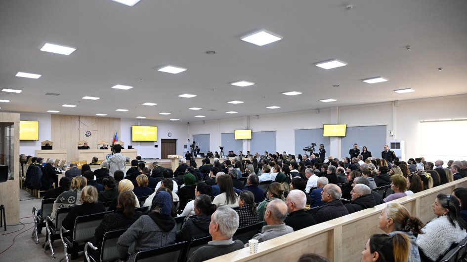 Ermənistan vətəndaşlarının məhkəməsi təqsirləndirilən şəxslərin son söz çıxışları ilə davam etdirilib
