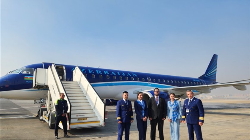 Bakıdan Qahirəyə ilk çarter reysi ilə 85 sərnişin gəlib