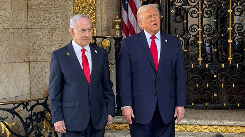 Trump ve Netanyahu, Florida'da bir araya geldi