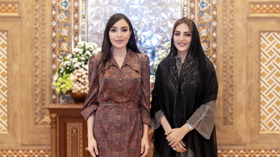 Heydar Aliyev Foundation VP Leyla Aliyeva meets Oman's First Lady in Muscat