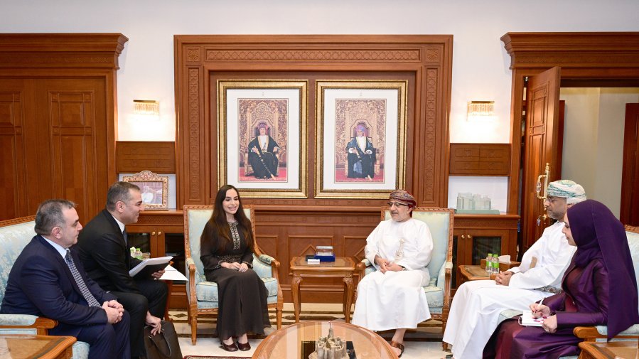 Heydər Əliyev Fondunun vitse-prezidenti Leyla Əliyeva Omanda səfərdədir