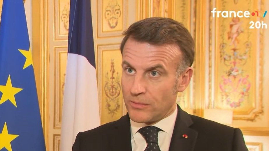 Makron: Atəşkəsdən sonra sülhün qorunması üçün Ukraynada minlərlə fransız əsgəri yerləşdirilə bilər