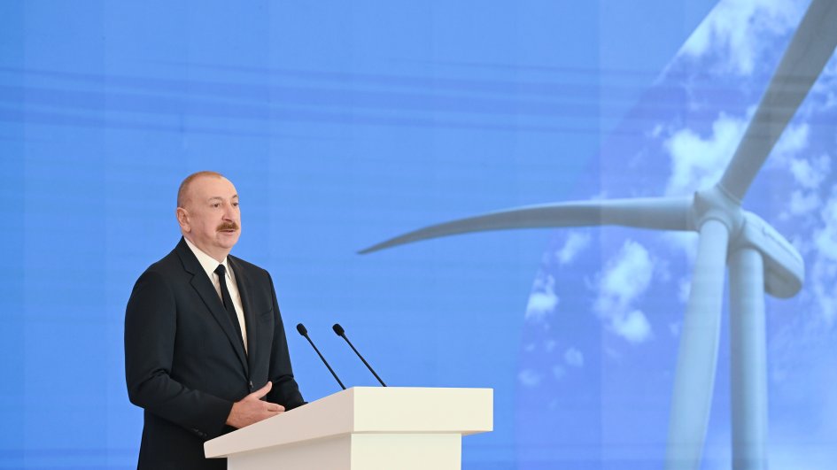 Construction of renewable energy plants in Azerbaijan will be very widespread in coming years - President Ilham Aliyev