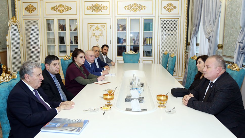 Head of Azerbaijan National Academy of Sciences meets with Turkish archaeologists