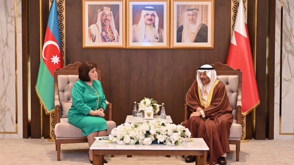 Speaker of Milli Majlis Meets with Chairman of Bahrain’s Shura Council